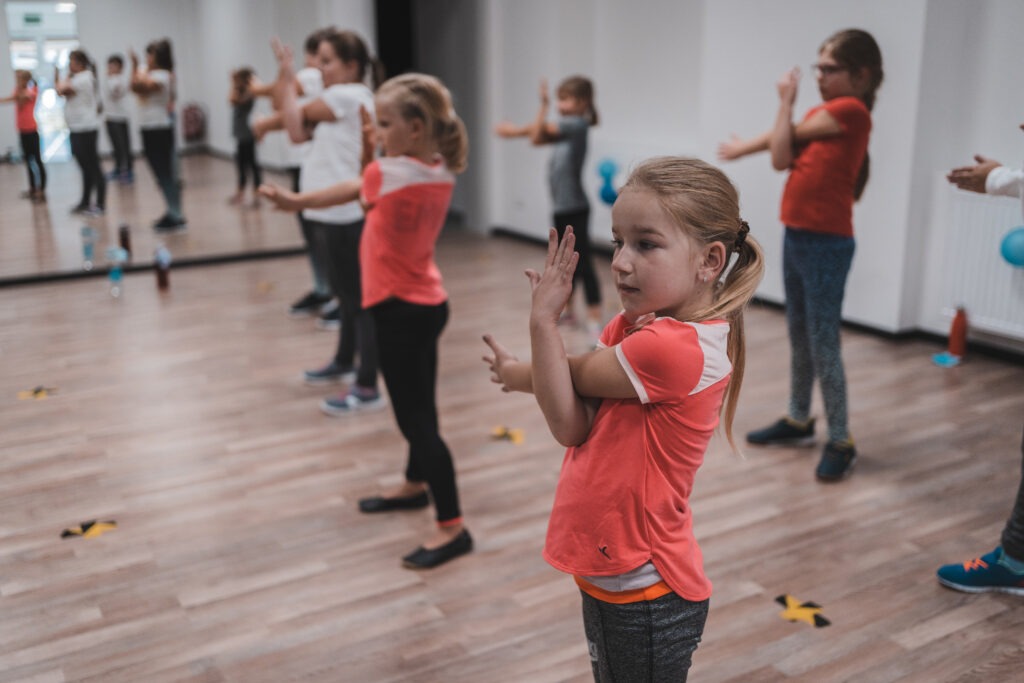 Tanzende Kinder in Tanzschule Ingolstadt